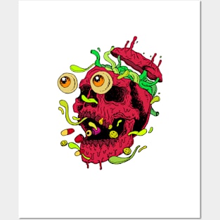 skull Posters and Art